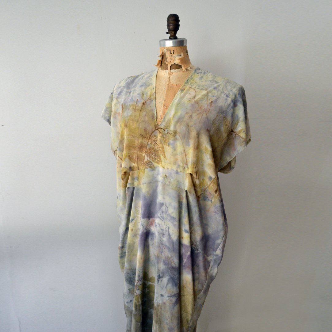 GRAU Eco Dye Silk Mid Fairy Dress #E60